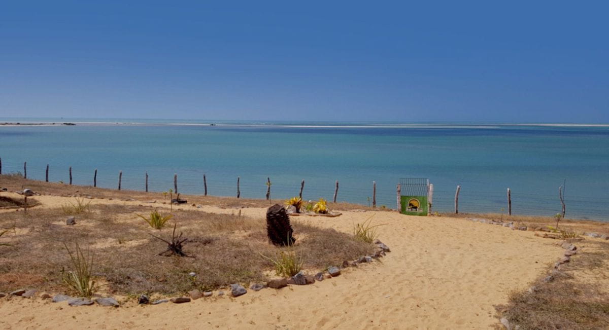 view from the brazil kite dream guesthouse